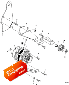 Alternator And Brackets (delco) (����������� � ���������s (delco))