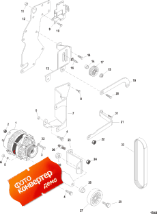 Alternator And Brackets (delco) (����������� � ���������s (delco))