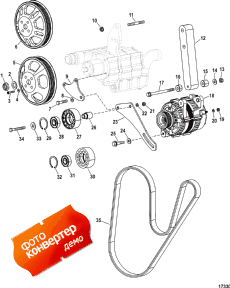 Alternator And Sea Water Pump Mounting (design I) (����������� � Sea ������� ����� ���������ing (design I))