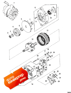 Alternator Assembly (mando # Ac-155603) ( Assembly (mando # Ac-155603))
