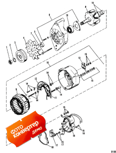 Alternator (mando) #ar - 150 (����������� (mando) #ar - 150)