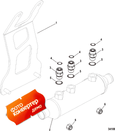 Axius Steering Components, Oil Cooler And Bracket, Gen I (Axius ������� ������� Components, Oil Cooler � ���������, Gen I)