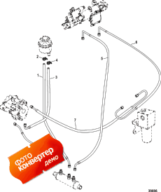 Axius Steering, Hoses (high Pressure Filter) (Axius ������� �������, �����s (high Pressure ������))