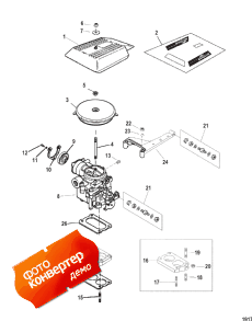 Carburator And Throttle Linkage (Carburator � ����������� ��������age)