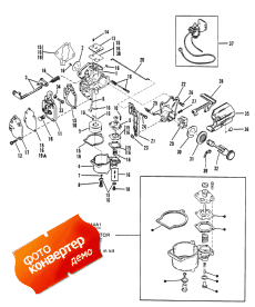 Carburetor Assembly Wmc 1717b17c, 1818a18b, 20/20a/20b, 23 (   Wmc 1717b17c, 1818a18b, 20 / 20a / 20b, 23)