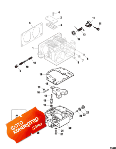 Carburetor (serial Number 0e288000 Thru 0e369299) (���������� (�������� ����� 0e288000 Thru 0e369299))
