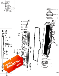Charge Cooler/intake Manifold (gen Ii) End Cap Serviced (Charge Cooler / �������� ��������� (gen Ii) End �������� ������d)