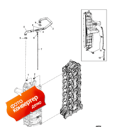 Charge Cooler/intake Manifold Hose Routings (Charge Cooler / �������� ��������� ����� Routings)