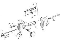 Clamp Brackets (serial # E143888 & Up) (���������� ������ (serial # E143888 & ����))