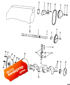 Crankshaft, Camshaft, Water Pump (��������, ����������������� ���, ������� �����)