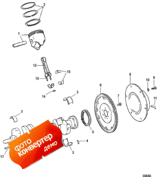 Crankshaft, Pistons And Conn. Rods (��������, ������ � Conn. ����s)