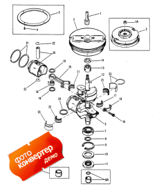 Crankshaft, Pistons And Flywheel (15) (,    (15))