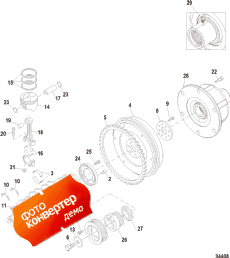 Crankshaft, Pistons, And Flywheel (��������, ������, � �������)
