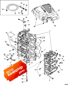 Cylinder Block And Crankcase (    )
