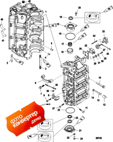 Cylinder Block And End Caps (���� �������� � End ��������s)