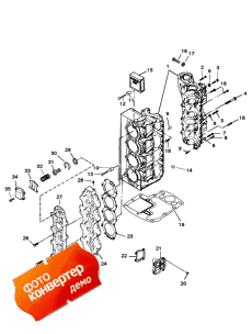 Cylinder Block Assembly (800-818154a35 / 800-818154a50) (���� �������� Assembly (800-818154a35 / 800-818154a50))