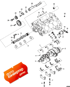 Cylinder Block, Camshaft, Crankshaft And Balanceshaft ( ,  ,   Balance)