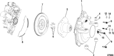 Cylinder Block, Flywheel Housing And Coupler (���� ��������, ������� ������ � Co����ler)