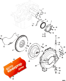 Cylinder Block, Flywheel Housing And Rear Main Seal (���� ��������, ������� ������ � Rear Main �������)