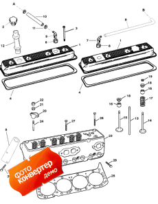 Cylinder Head And Rocker Cover (������� ����� �������� � Rocker ������)