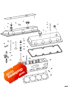 Cylinder Head And Rocker Cover (������� ����� �������� � Rocker ������)