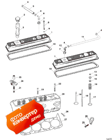 Cylinder Head And Rocker Covers (������� ����� �������� � Rocker ������s)