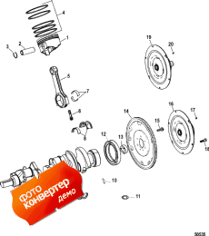 Engine Components (crankshaft / Piston / Connecting Rods) (��������� Components (�������� / ������� / �����))