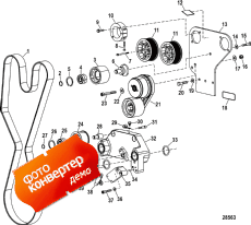 Engine Components (drive Belt) (0m957032 Thru 0m960972) (��������� Components (��������� ������) (0m957032 Thru 0m960972))