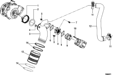 Exhaust Components, Inboard (������ Components, Inboard)