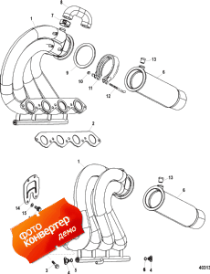 Exhaust Header / Tailpipe Assembly (������ Header / Tail������ Assembly)