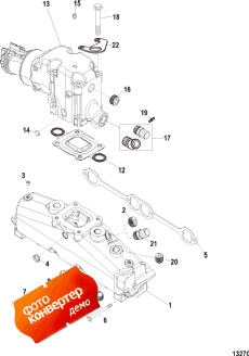 Exhaust Manifold And Elbow (��������� �������� � Elbow)