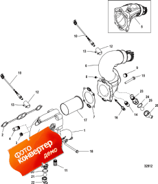 Exhaust Manifold And Elbow (��������� �������� � Elbow)