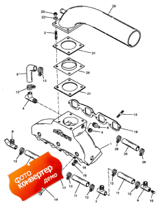 Exhaust Manifold And Elbow (��������� �������� � Elbow)