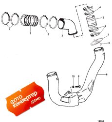 Exhaust System (use With Two Piece Manifold) (��������� ������� (use With Two Piece ���������))