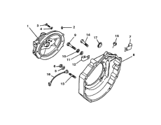 Flywheel Housing (bravo Driveshaft Models) (������� ������ (bravo Drive��� Models))