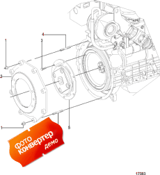 Flywheel Housing Cover (inboard) (������� ������ ������ (inboard))