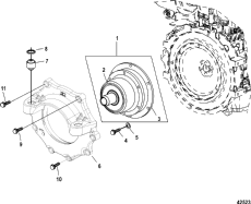 Flywheel Housing Cover (sterndrive) (������� ������ ������ (sterndrive))