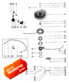 Flywheel, Stator And Ignition Coil (40) (�������, ������ � ������� ��������� (40))