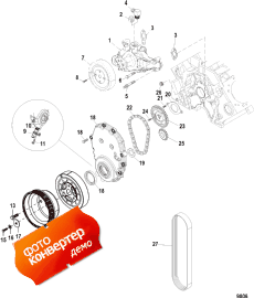 Front Cover And Circulating Pump (�������� ������ � Circulating �����)