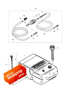 Fuel Tank And Line Assembly (6.6 Gallon) (��������� ��� � Line Assembly (6.6 ������))