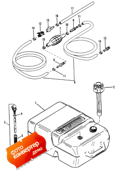 Fuel Tank And Line (plastic - 6.6 Gallon) (��������� ��� � Line (����������� - 6.6 ������))
