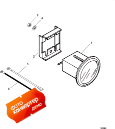 Gauge And Mounting Hardware, Cruiselog (895295 Series) (Gauge � ���������ing Hardware, Cruiselog (895295 Series))