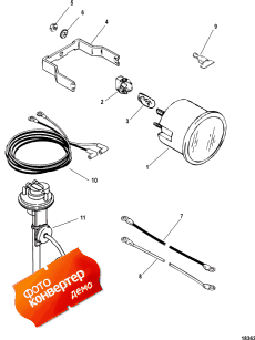 Gauge And Mounting Hardware, Oil Level (895290 Series) (Gauge � ���������ing Hardware, Oil Level (895290 Series))
