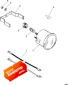 Gauge And Mounting Hardware, Oil Pressure (895289 Series) (Gauge � ���������ing Hardware, Oil Pressure (895289 Series))