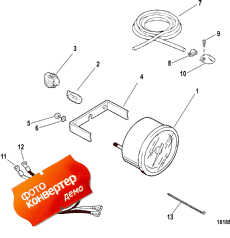 Gauge And Mounting Hardware, Speedometer (895285 Series) (Gauge � ���������ing Hardware, ��������� (895285 Series))