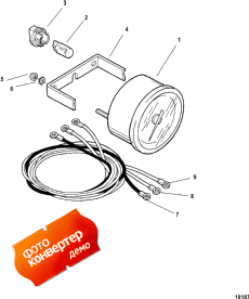 Gauge And Mounting Hardware, Tachometer (895283 Series) (Gauge � ���������ing Hardware, �������� (895283 Series))