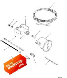 Gauge And Mounting Hardware, Water Pressure (2-30 Psi) (Gauge � ���������ing Hardware, Water Pressure (2-30 Psi))