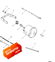 Gauge And Mounting Hardware, Water Temperature (diesel) (Gauge � ���������ing Hardware, Water ����������� (diesel))