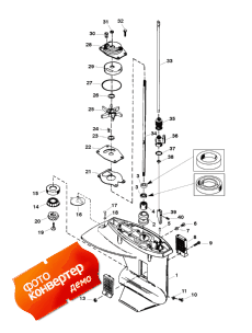 Gear Housing Assembly (driveshaft) (������ ������� ������� � ����� (drivesha �����))