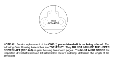 Gear Housing Chart (s/n-0g438000 & Up) (�������� ������ Chart (s / n-0g438000 & ����))